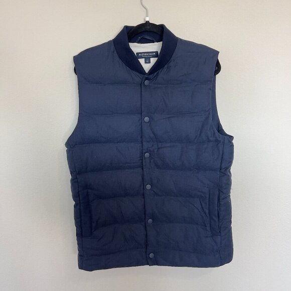 556 Mizzen+Main Men's York Vest Size Medium Color Blue - Picture 2 of 5
